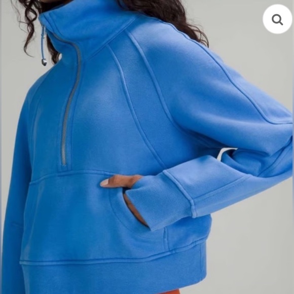 LULULEMON SCUBA OVERSIZED FUNNEL NECK HALF ZIP - Picture 8 of 12